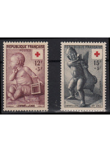 1955 Pro Croce Rossa Unificato 1048-9 Integri
