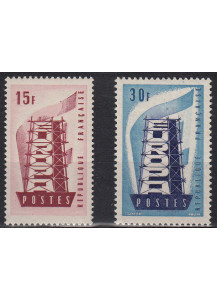 1956 Europa Unificato 1076-7 Integri