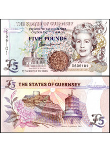 GUERNSEY 5 Pounds 2023 Fior di Stampa