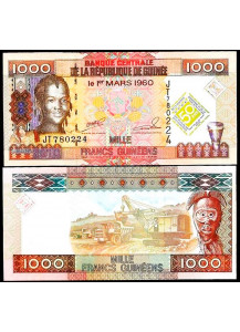 GUINEA 1000 Francs 1985 Fior di Stampa