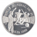 Andorra 10 Diners 1989 Mondiali di calcio in Italia ARGENTO 925 Fondo Specchio