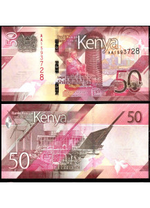 KENYA 50 Shillings 2019 Fior di Stampa