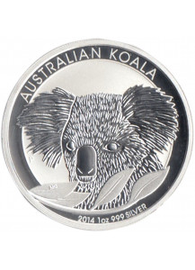 2014 AUSTRALIA Argento 1 Oncia Koala