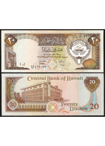 KUWAIT 20 Dinars L. 1968 Fds
