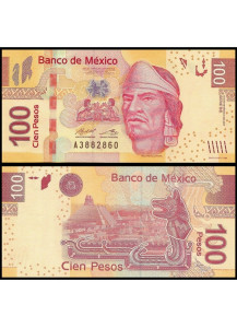 MESSICO 100 Pesos 2017 Fior di Stampa