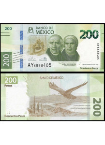  MESSICO 200 Pesos 2019 Commemorative Serie AY Fds
