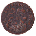 1733 - Clemente XII Mezzo Bolognino Leone Rampante zecca di Bologna qBB
