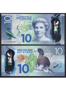 NUOVA ZELANDA 10 Dollars 2015 Polymer Fds 