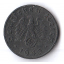 1943 - Terzo Reich 1 Reichspfennig MB Zecca D