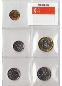 SINGAPORE 10 Dollari 2007 Circolata