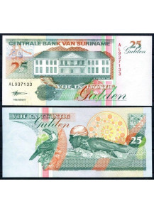 SURINAME 25 Gulden 1998 Fds