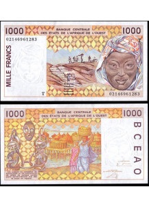 TOGO (W.A.S.) 1000 Francs 2002 Fior di Stampa