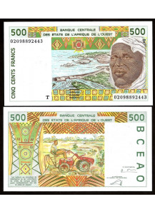 TOGO (W.A.S.) 500 Francs 2002 Fior di Stampa