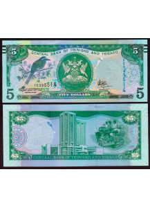 TRINIDAD & TOBAGO 5 Dollars 2006 (2018) Fior di Stampa