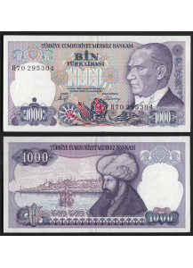 TURCHIA 1.000 Lira L.1970 (1983) Fior di Stampa